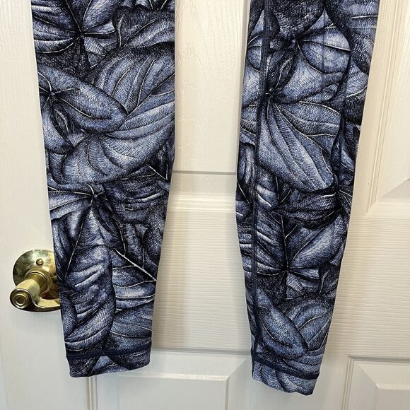 Lululemon Size 6 Wunder Under Hi-Rise Leggings Nulux Print EUC - Picture 4 of 7